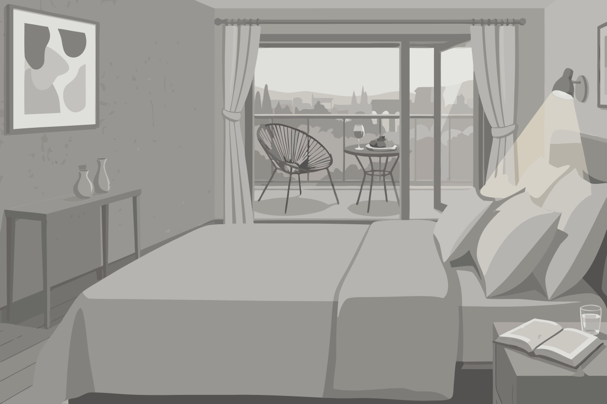 Double Room with Two Double Beds - Non-Smoking